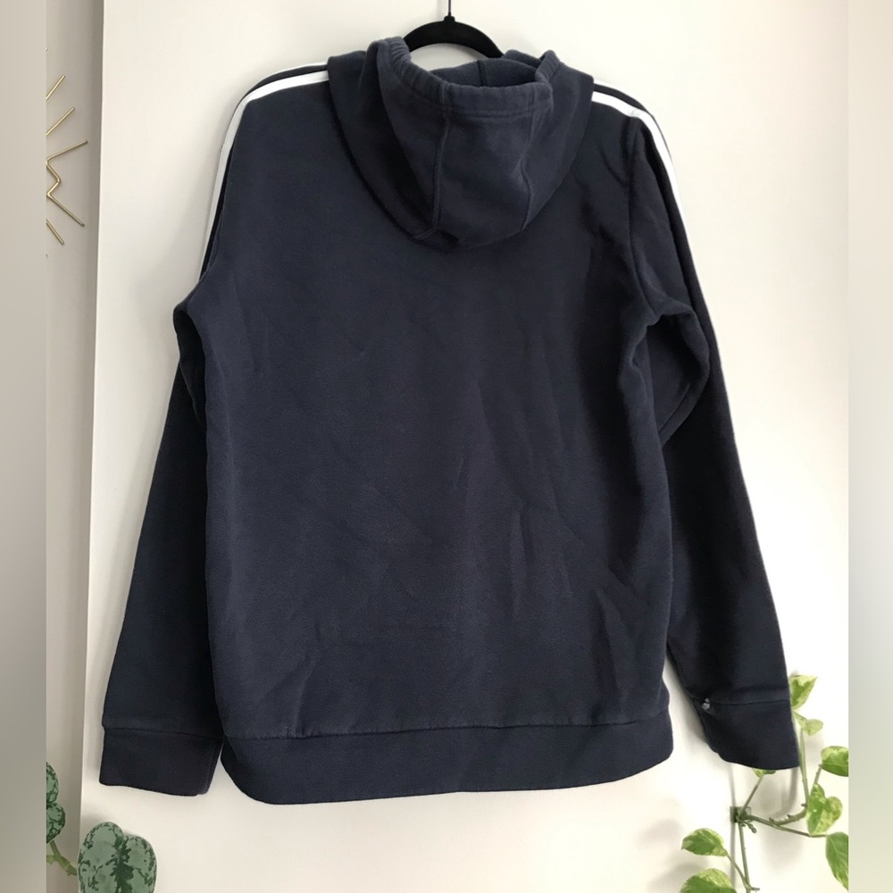 Adidas- Men's Navy Hoodie - Picture 5 of 8